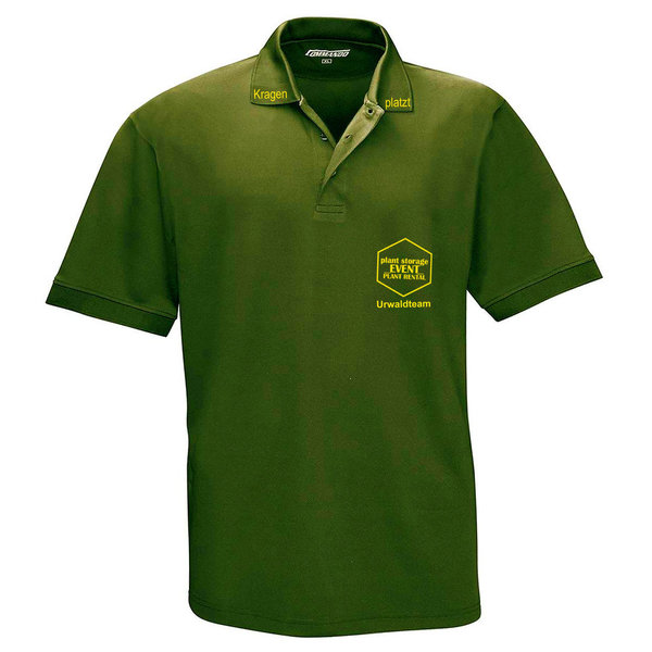 Polo-Shirt "Dem Urwaldteam platzt der Kragen"